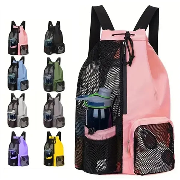Mesh Drawstring Backpack