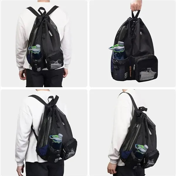 Mesh Drawstring Backpack