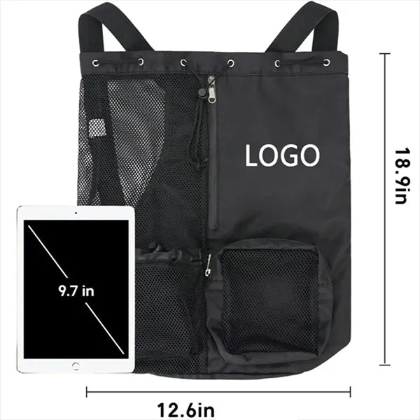 Mesh Drawstring Backpack