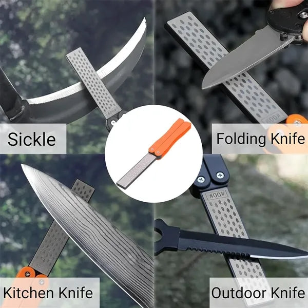Portable Double Sided Knife Sharpener