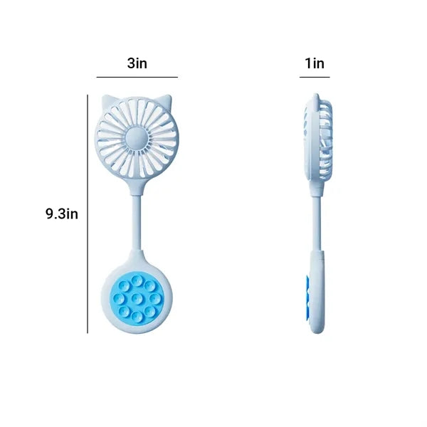 Portable Suction Cup Mini Fan