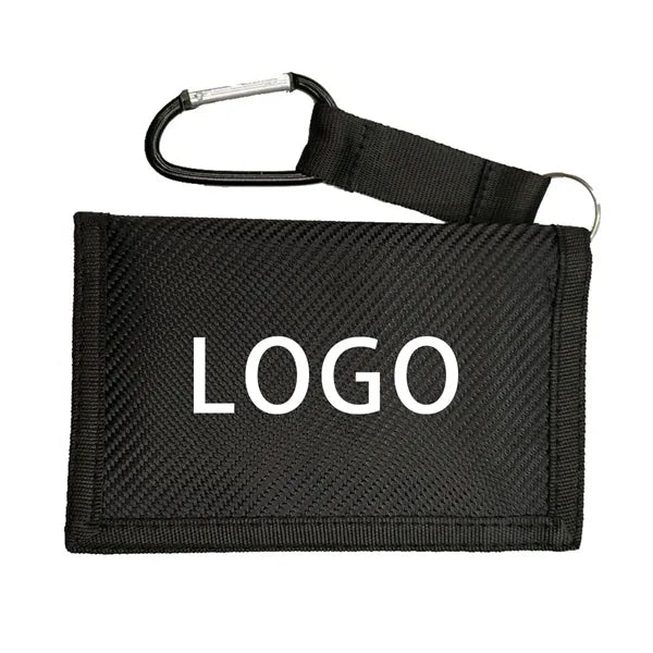 Wallet With Carabiner And Multiple Card Slots