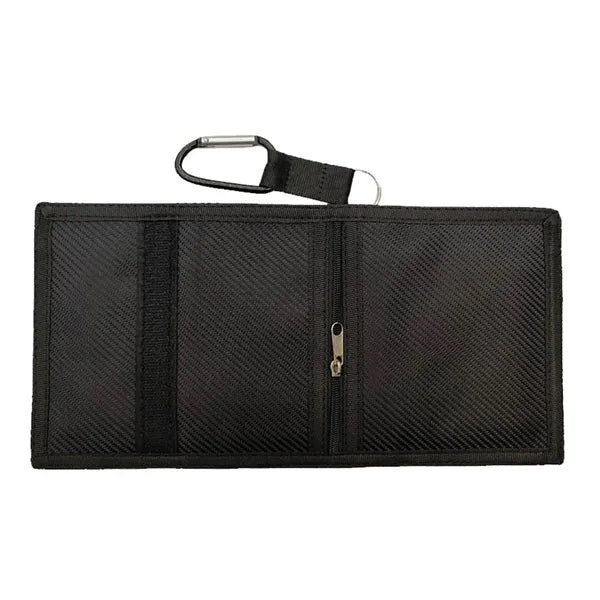 Wallet With Carabiner And Multiple Card Slots