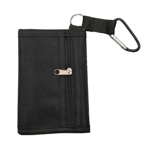 Wallet With Carabiner And Multiple Card Slots