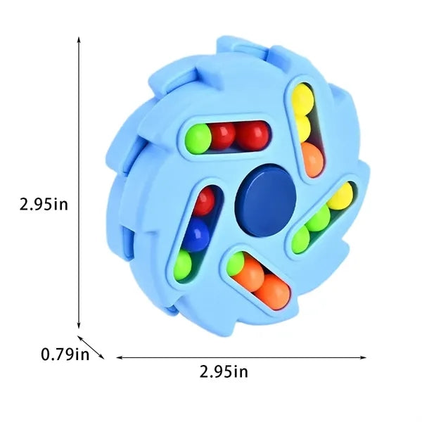 Colorful Rotating Bead Puzzle Spinner Toy