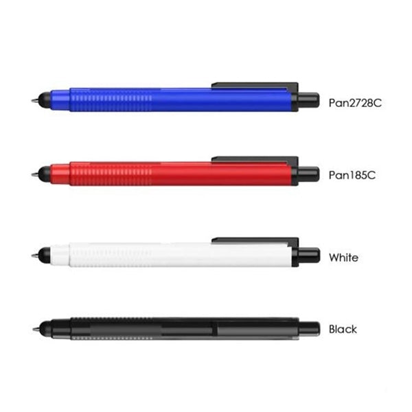Retractable pen with black barrel