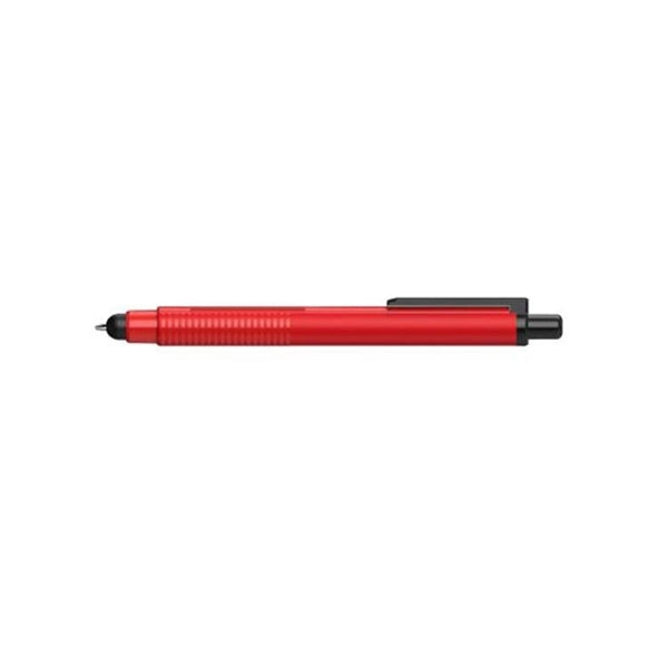 Retractable pen with black barrel