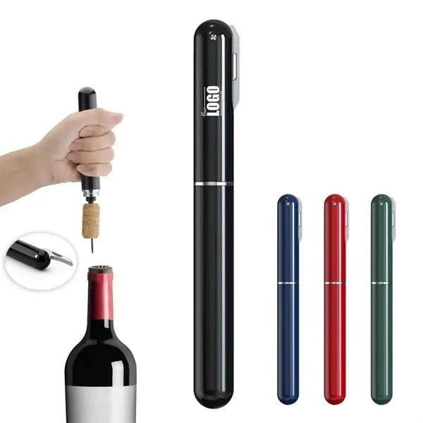Pen-Shaped Air Pump Wine Bottle Opener
