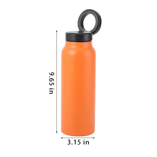 Fitness travel 27oz insulated water bottle with phone holder