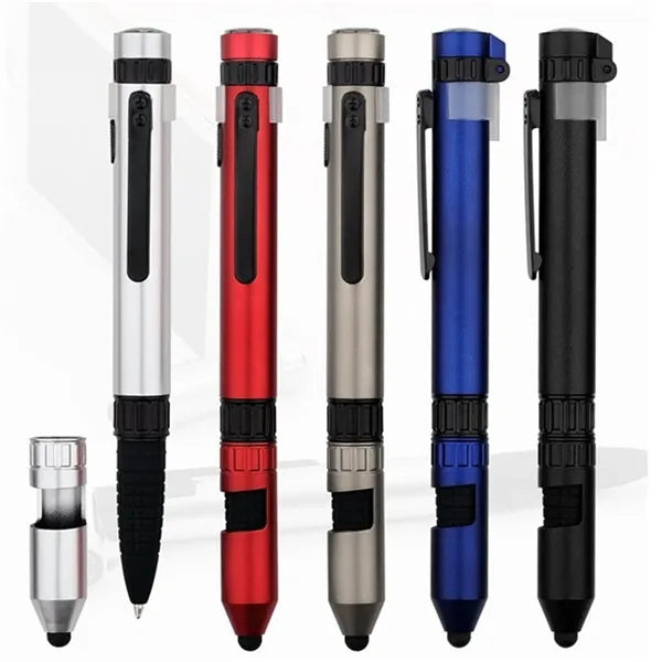 6 in 1 Compass Multifunctional Ballpoint Pen