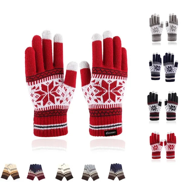 Adult Female Gloves W/ 3 Finger Touch
