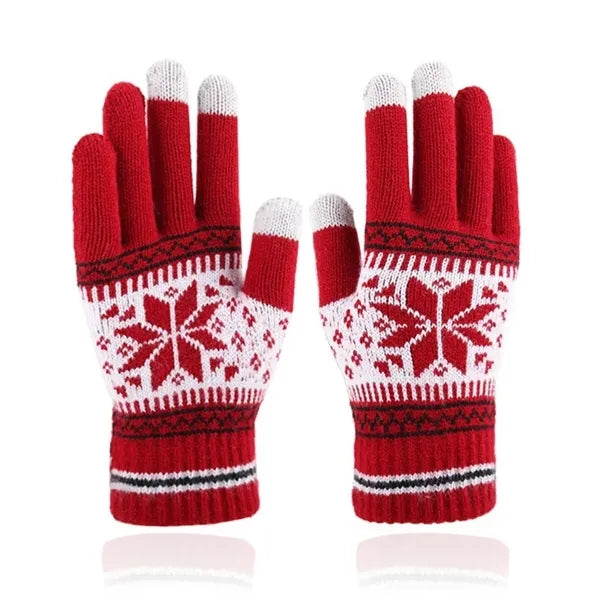 Adult Female Gloves W/ 3 Finger Touch