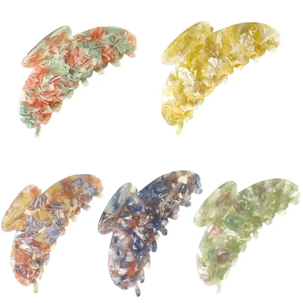 Fashion Women Colorful 3.94Inch Large Acetate Hair Clip
