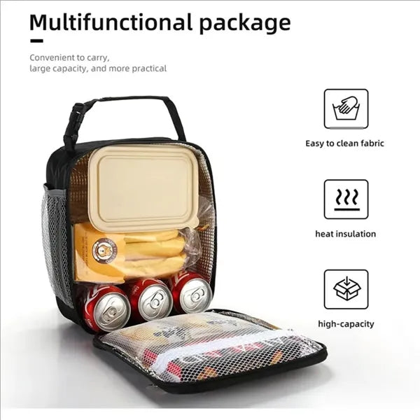 Lunch Cooler Bag With Portable Handle