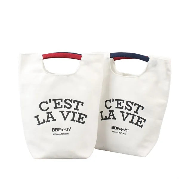 Canvas Bag with Unique Handles