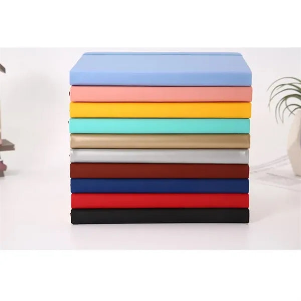 Logo A5 Lined Journal Notebooks with Pen Loop