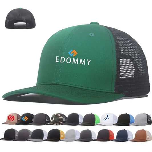 Eco-Friendly Sport Trucker Cap w/Laser Cut Mesh Back