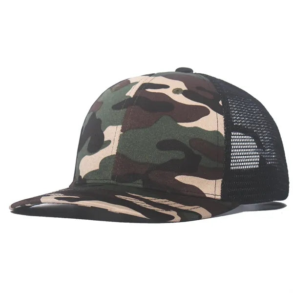 Eco-Friendly Sport Trucker Cap w/Laser Cut Mesh Back