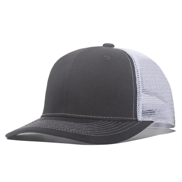 Eco-Friendly Sport Trucker Cap w/Laser Cut Mesh Back