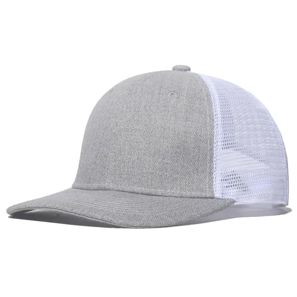 Eco-Friendly Sport Trucker Cap w/Laser Cut Mesh Back