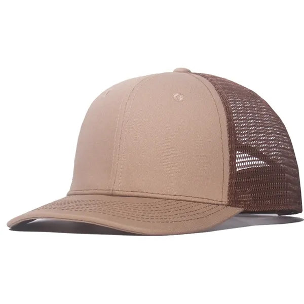 Eco-Friendly Sport Trucker Cap w/Laser Cut Mesh Back