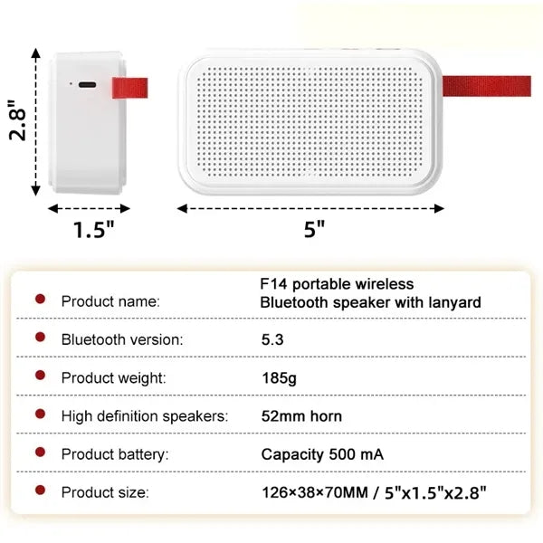Portable Wireless Outdoor Speaker