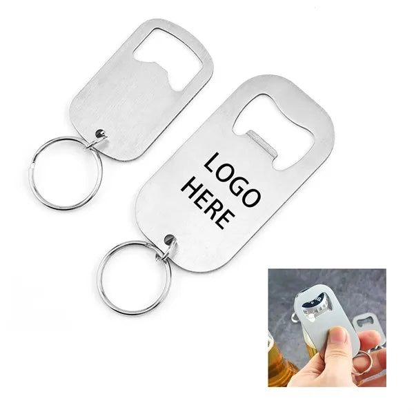 Stainless Steel Key chains Bottle Opener