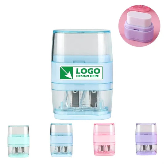 Manual Pencil Sharpener with Eraser