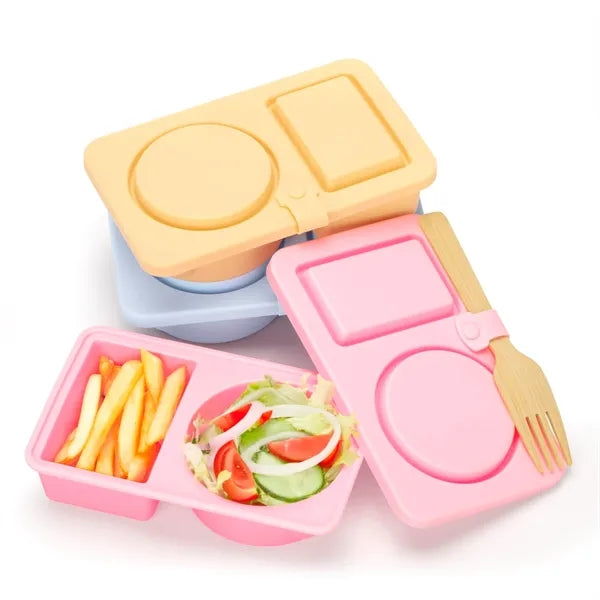 Leak Proof Silicone Snack Containers with Lids