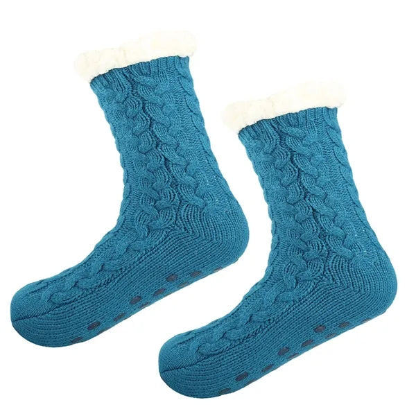 Unisex Winter Thick Non-skid Fuzzy Slipper Socks