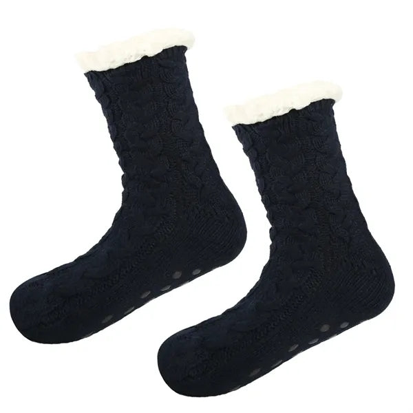 Unisex Winter Thick Non-skid Fuzzy Slipper Socks