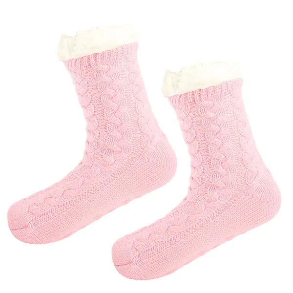 Unisex Winter Thick Non-skid Fuzzy Slipper Socks