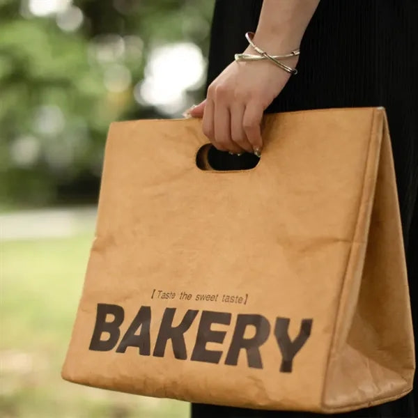 Portable Insulated Thermal Cooler Lunch Paper Bag
