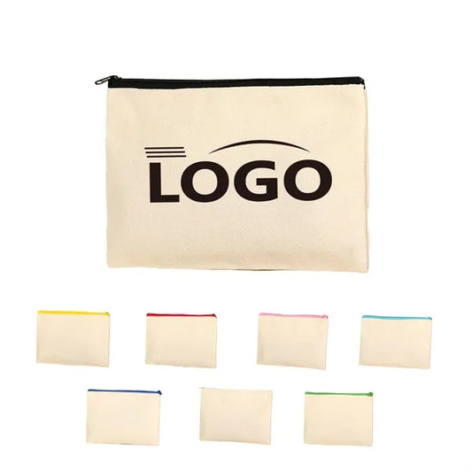 Durable Eco Canvas Pencil Pouch Pen Bags