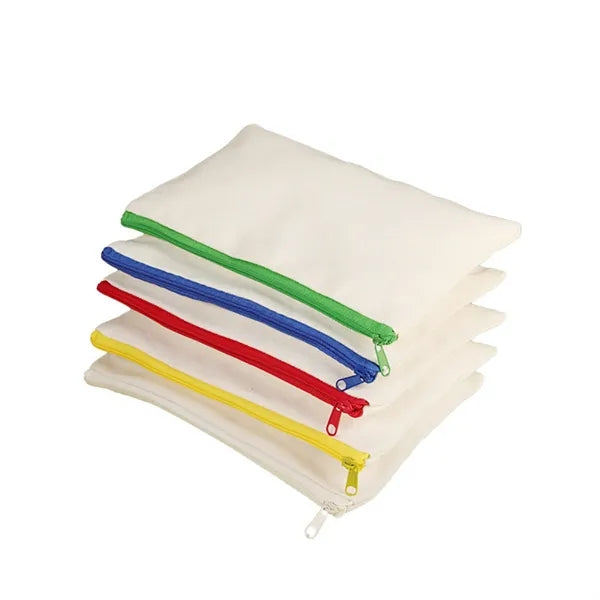 Durable Eco Canvas Pencil Pouch Pen Bags