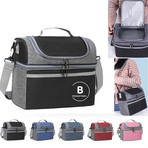 Portable Insulated Thermal Cooler Lunch Bag