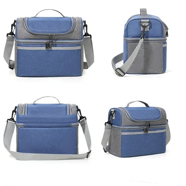 Portable Insulated Thermal Cooler Lunch Bag