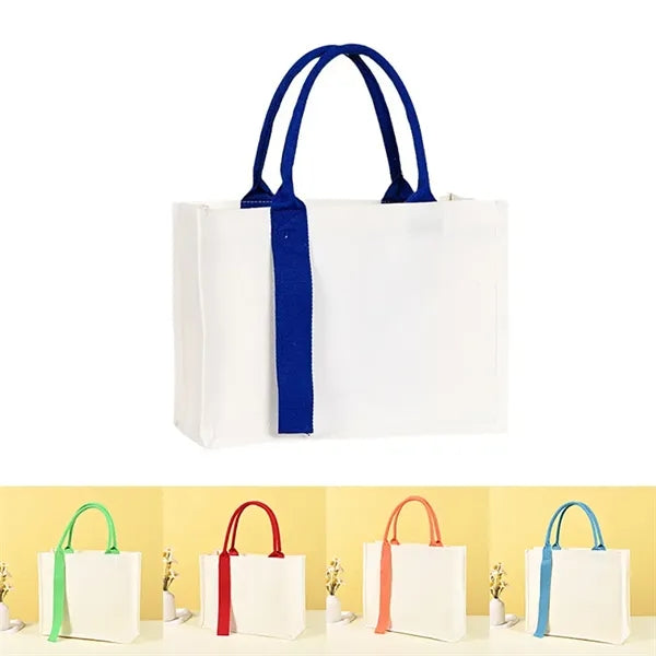 Handheld Canvas Tote Bag