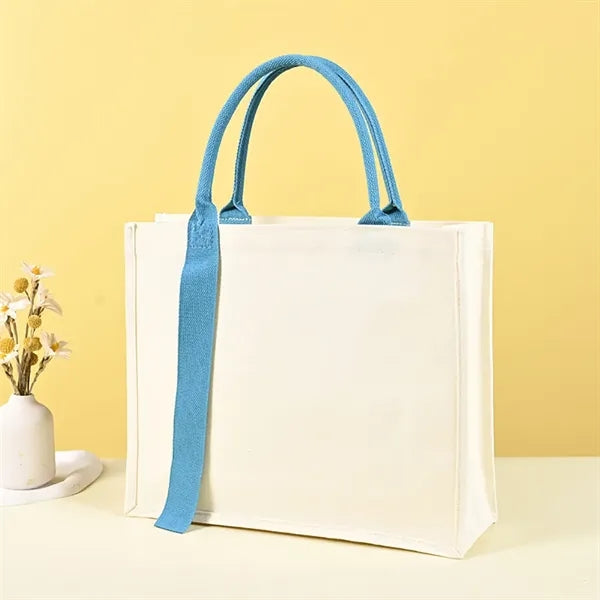 Handheld Canvas Tote Bag