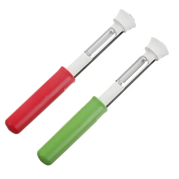 2 in 1 Stainless Steel Fruit Corer Peeler Tool