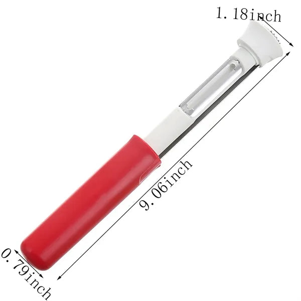 2 in 1 Stainless Steel Fruit Corer Peeler Tool