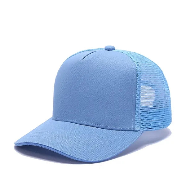 Embroidery Mesh Trucker Cap - 5 Panel
