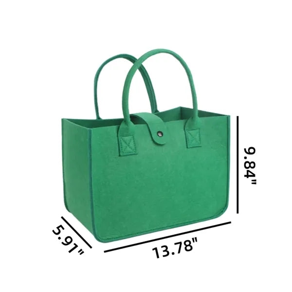 Large Capacity Felt Tote Bag Durable Premium