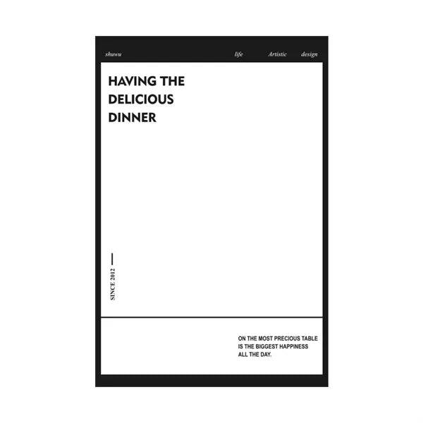Fridge Magnetic Memo Pad