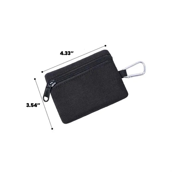 Zipper Pouch with Carabiner