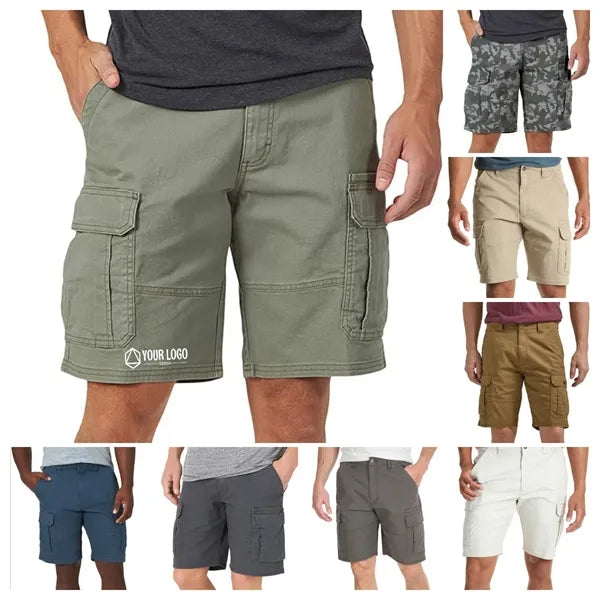Men's Cargo Workwear Shorts with Multi - Pocket Design
