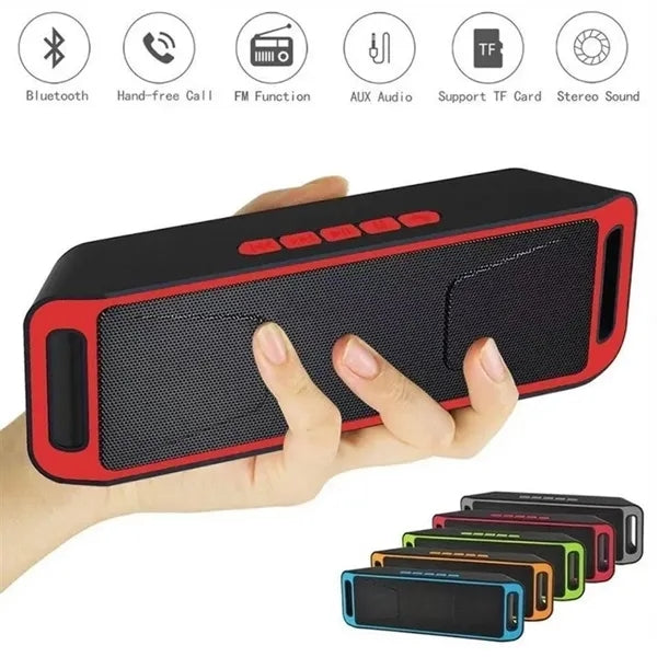 Mini Card Subwoofer Outdoor Wireless Dual Speaker Player