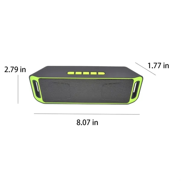 Mini Card Subwoofer Outdoor Wireless Dual Speaker Player