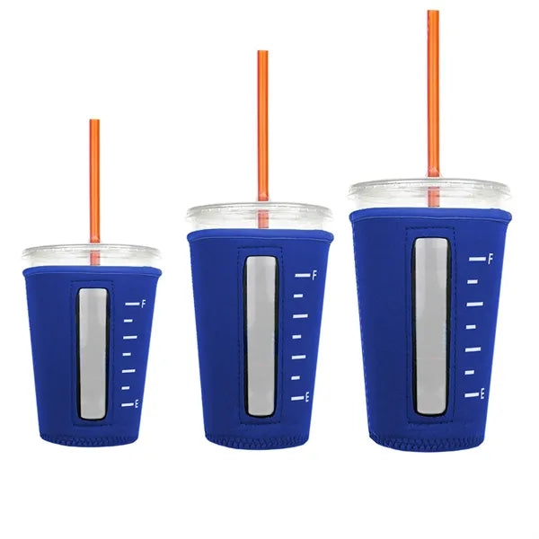 16oz Neoprene Insulated Iced Coffee Cup Sleeve
