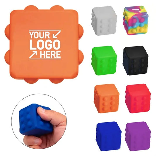 Silicone Cube Stress Reliever Sensory Toy